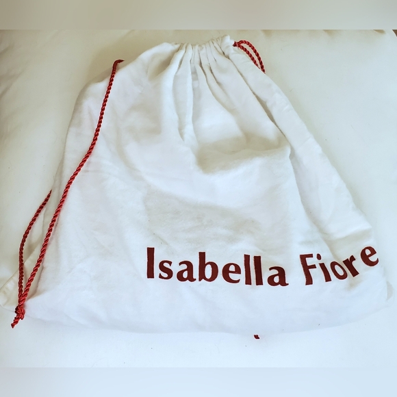 Isabella Fiore Pink Leather Bag with Floral Design - Picture 6 of 6